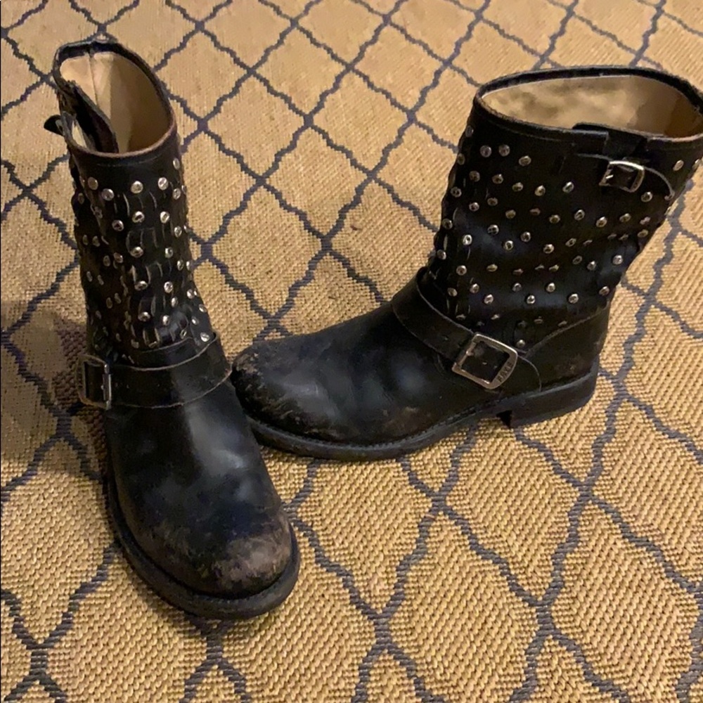 FRYE studded booties